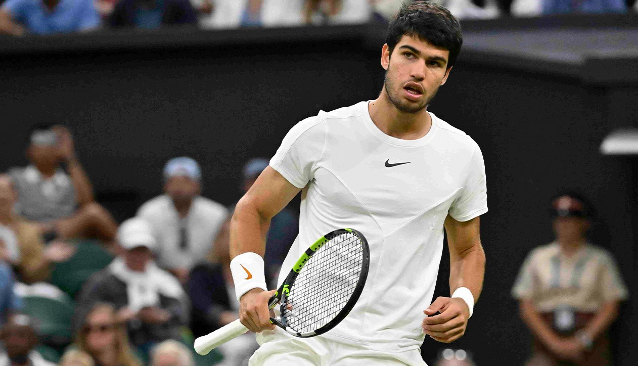 Ontdek het tennisracket van Carlos Alcaraz