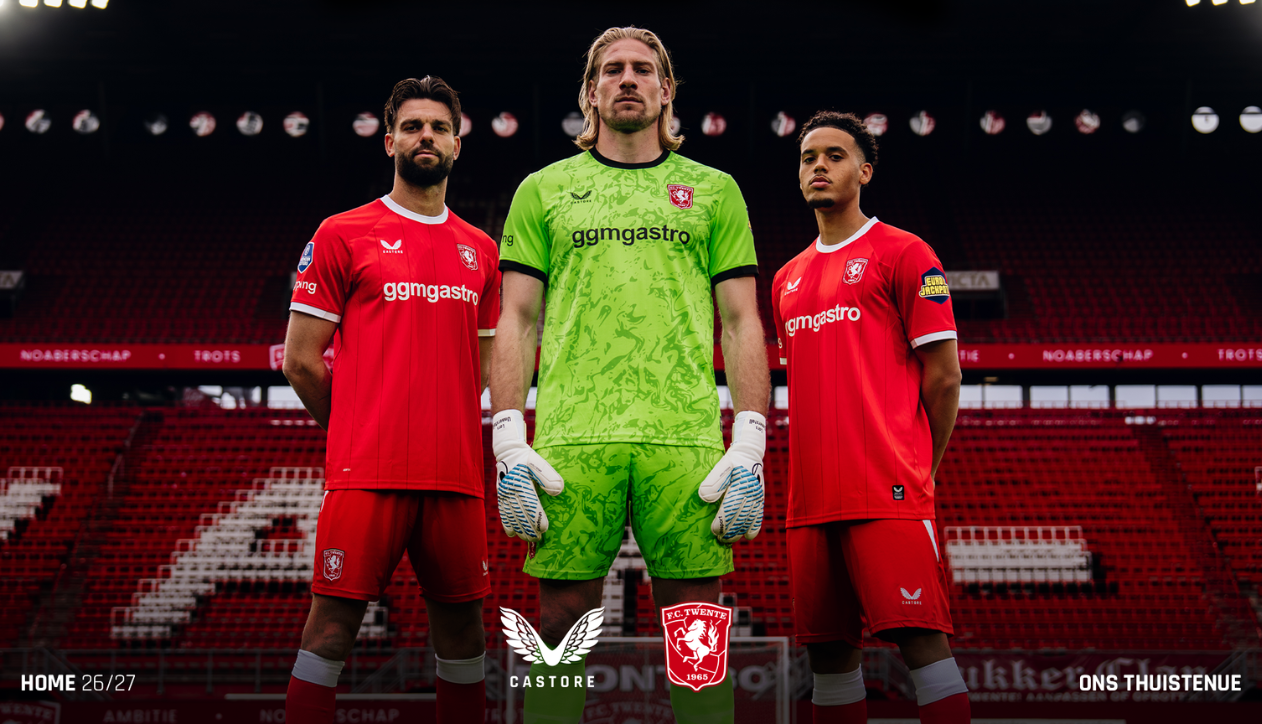 FC Twente thuisshirt 2026/27: vertrouwd rood in een moderne uitvoering