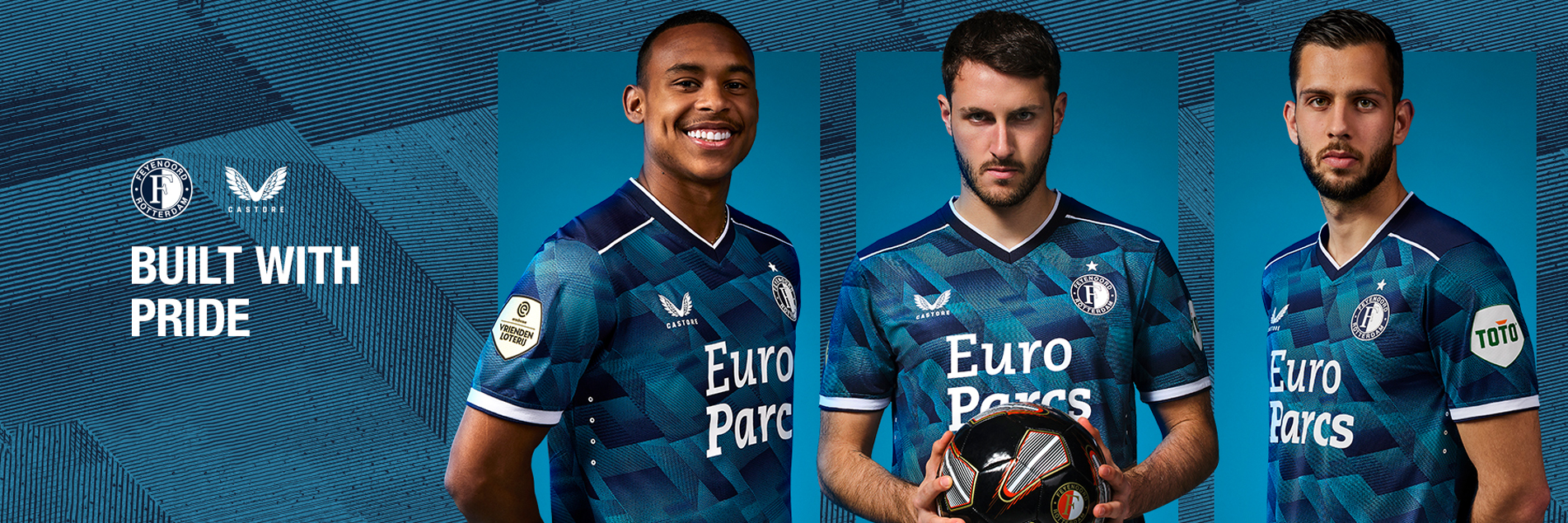 Het nieuwe uitshirt van Feyenoord: Built With Pride!